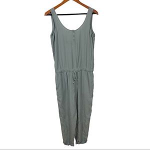 Cloth & Stone Jumpsuit Small Tencel Sleeveless Drawstring Waist Summer